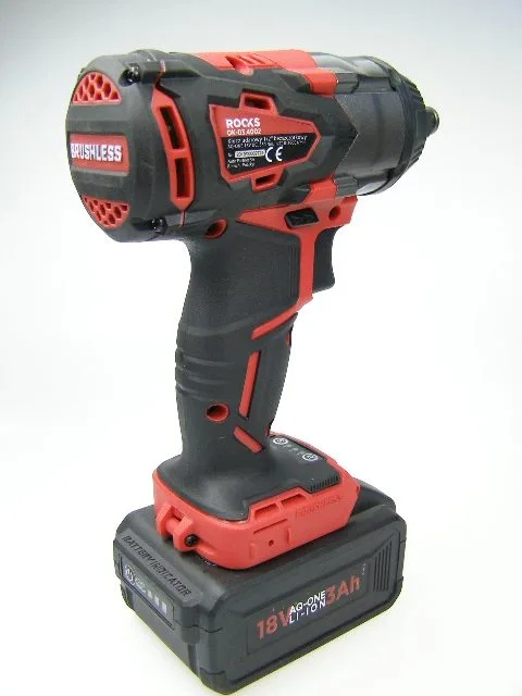 Akumulatorowy Klucz Udarowy 1/2" 350 Nm, Bezszczotkowy, 18V AQ-ONE, 3 Ah Kpl z ładowarką i 1 Baterią - obrazek 5