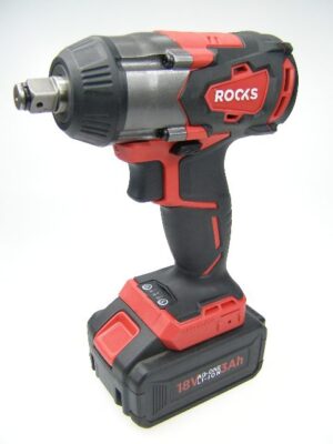 Akumulatorowy Klucz Udarowy 1/2" 350 Nm, Bezszczotkowy, 18V AQ-ONE, 3 Ah Kpl z ładowarką i 1 Baterią
