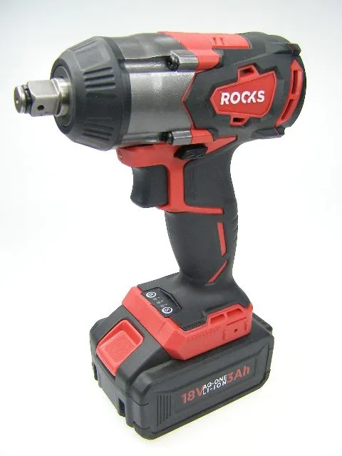 Akumulatorowy Klucz Udarowy 1/2" 350 Nm, Bezszczotkowy, 18V AQ-ONE, 3 Ah Kpl z ładowarką i 1 Baterią