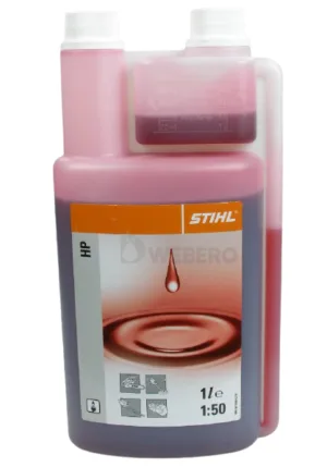 Olej HP STIHL 1L z dozownikiem do silników dwusuwowych – oryginalny produkt