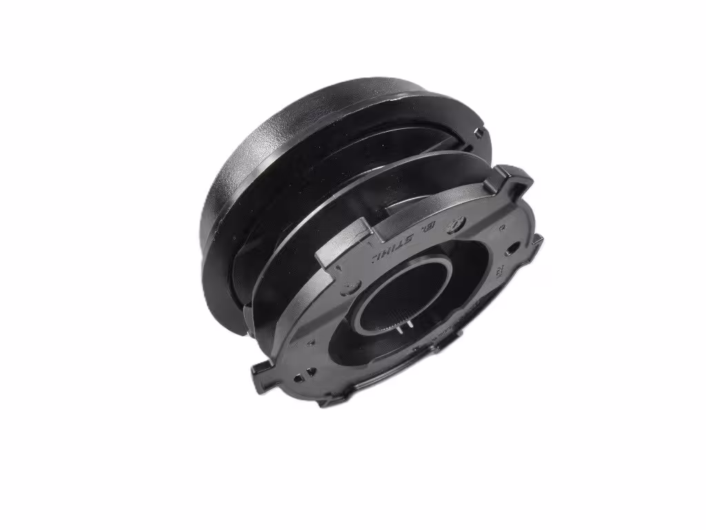 Wkład szpulkowy z zatyczką AutoCut C 26-2 STIHL 4002-740-6900 szpula żyłkowa, widok tylnej części szpuli w pionie